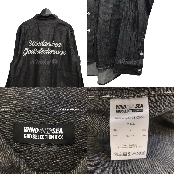 楽天市場】【中古】WIND AND SEA ×GOD SELECTION XXX ｢Chambray Shirt 