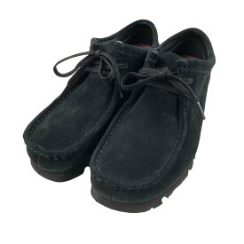 【中古】Clarks「Wallabee GTX」 ワラビーシューズ ブラック サイズ：26．5cm【価格見直し】