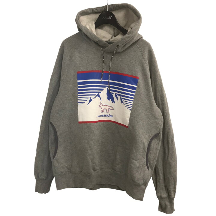 楽天市場】【中古】MAISON KITSUNE×and wander｢cotton sweat hoodie  