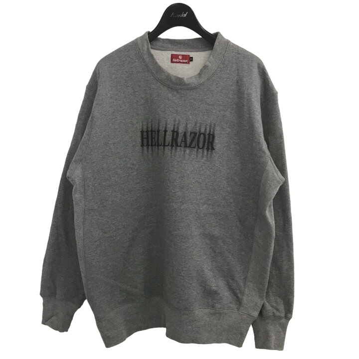 楽天市場】【中古】HELLRAZORロゴスウェット グレー サイズ：M【価格 