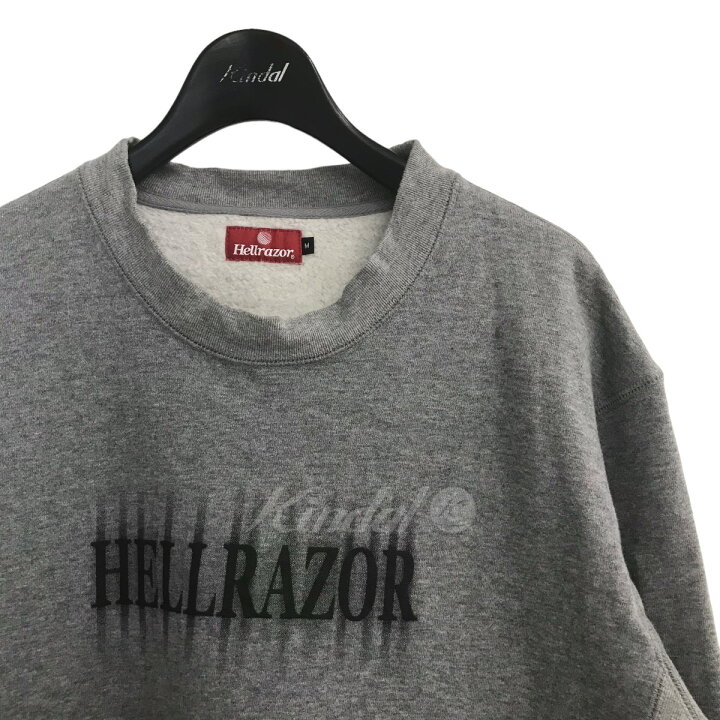 楽天市場】【中古】HELLRAZORロゴスウェット グレー サイズ：M【価格 