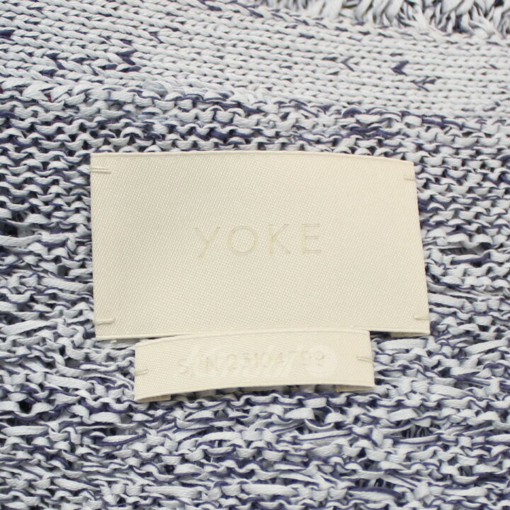 楽天市場】【中古】YOKE 23SS MESH CARDIGAN メッシュ ニット 