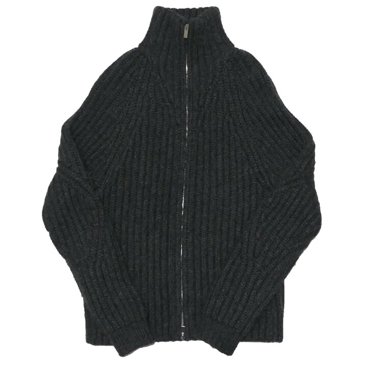 楽天市場】【中古】HERMESカシミヤ ジップアップ ドライバーズニット  