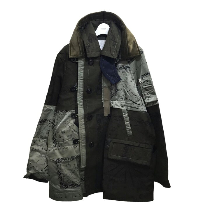 楽天市場】【中古】sacai × Dr．Woo 20AW ｢Bandana Print Coa  