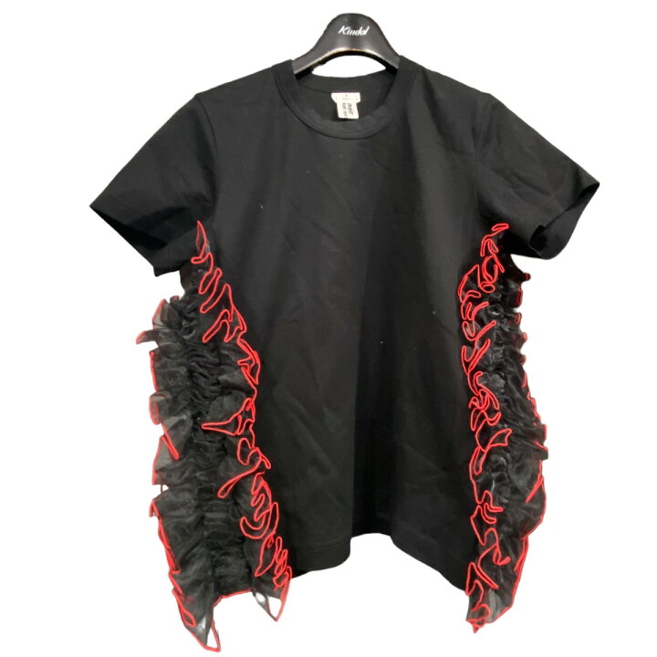 noir kei ninomiya / ノワール ケイ ニノミヤ フリルTシャツ 