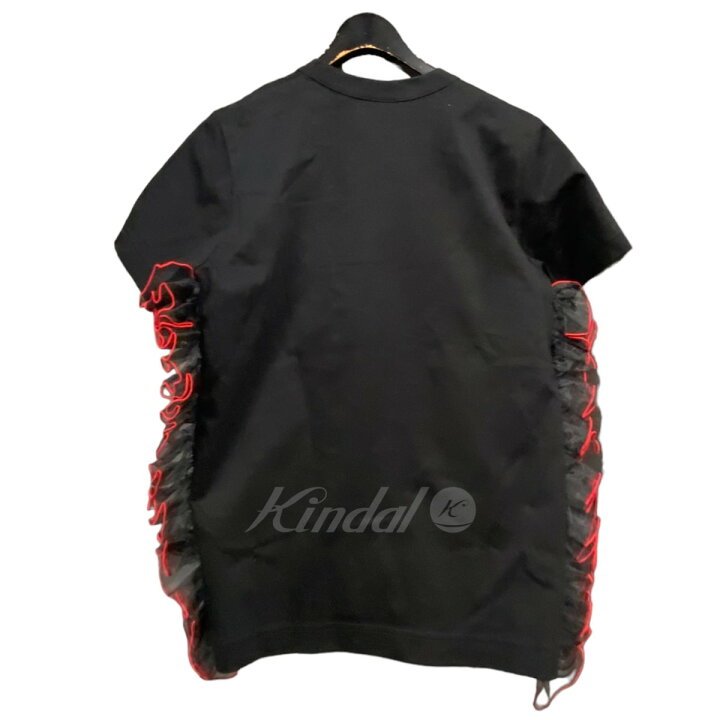 楽天市場】【中古】noir kei ninomiya サイドフリルTシャツ ブラック 