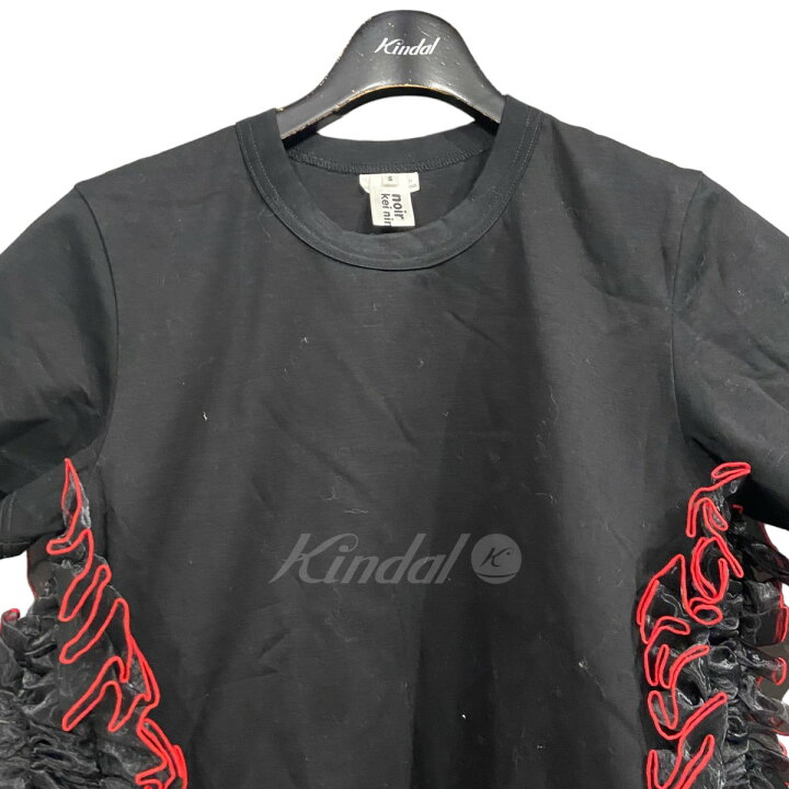 楽天市場】【中古】noir kei ninomiya サイドフリルTシャツ ブラック 