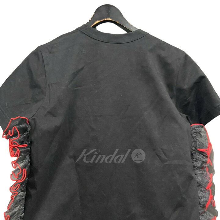 楽天市場】【中古】noir kei ninomiya サイドフリルTシャツ ブラック 
