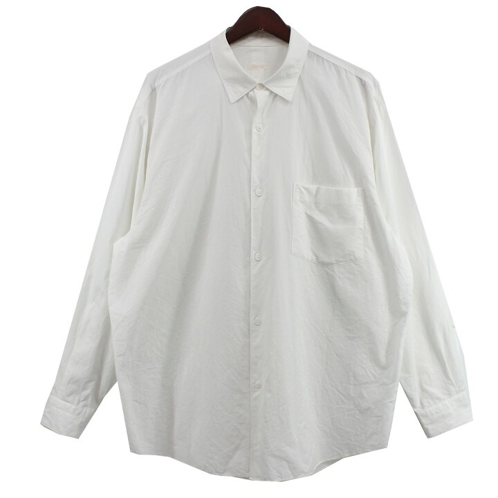 楽天市場】【中古】COMOLI 23SS コモリシャツ ホワイト サイズ 