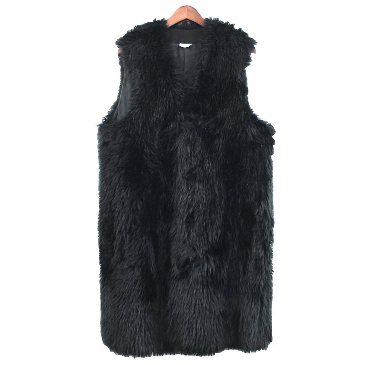 楽天市場】【中古】BLACK COMME des GARCONS23AW LONG FAUX FUR VEST 
