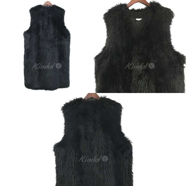 楽天市場】【中古】BLACK COMME des GARCONS23AW LONG FAUX FUR VEST 