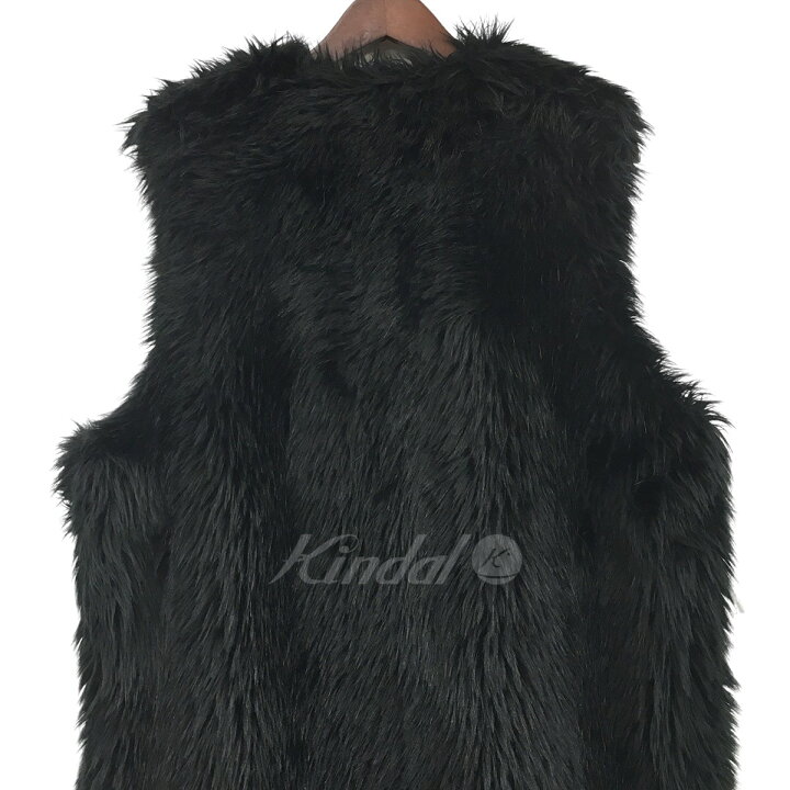 楽天市場】【中古】BLACK COMME des GARCONS23AW LONG FAUX FUR VEST 