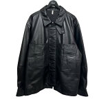 【中古】CCU　2024SS WISM別注 THOMAS COVERALL SHIRT JACKET ブラック サイズ：4 【280224】（シーシーユー）