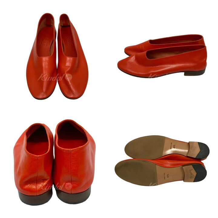 楽天市場】【中古】MARTINIANO フラットシューズ EUA 5612 B レッド 