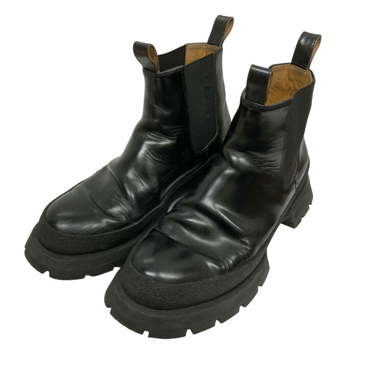 楽天市場】【中古】JIL SANDERサイドゴアブーツ ブラック サイズ：42 