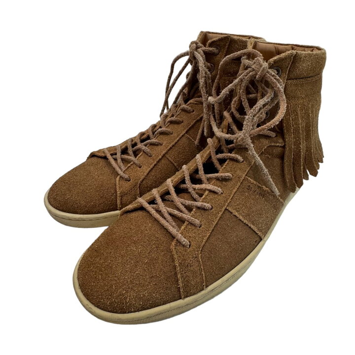 楽天市場】【中古】SAINT LAURENT PARISフリンジスウェード ハイカット 