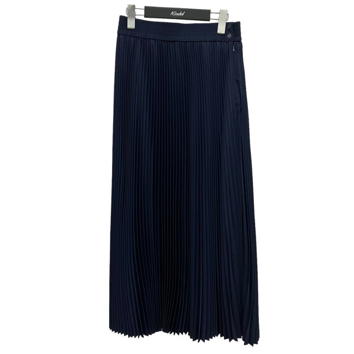 楽天市場】【中古】HYKE Taffeta Pleated skirt 14135 ネイビー サイズ 