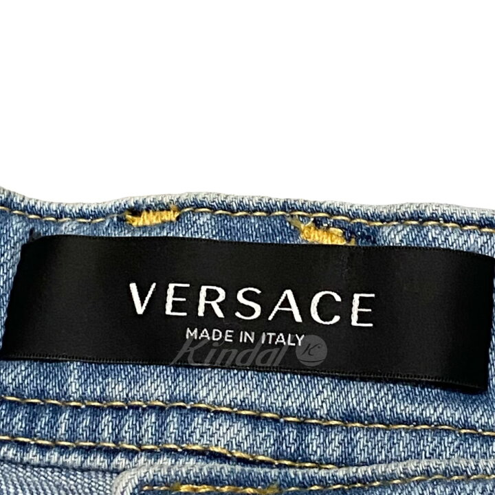 楽天市場】【中古】VERSACEロイヤルリベリオンデニムショーツ ライト  