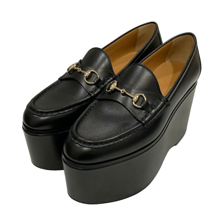楽天市場】【中古】GUCCI 厚底プラットフォーム ホースビット 