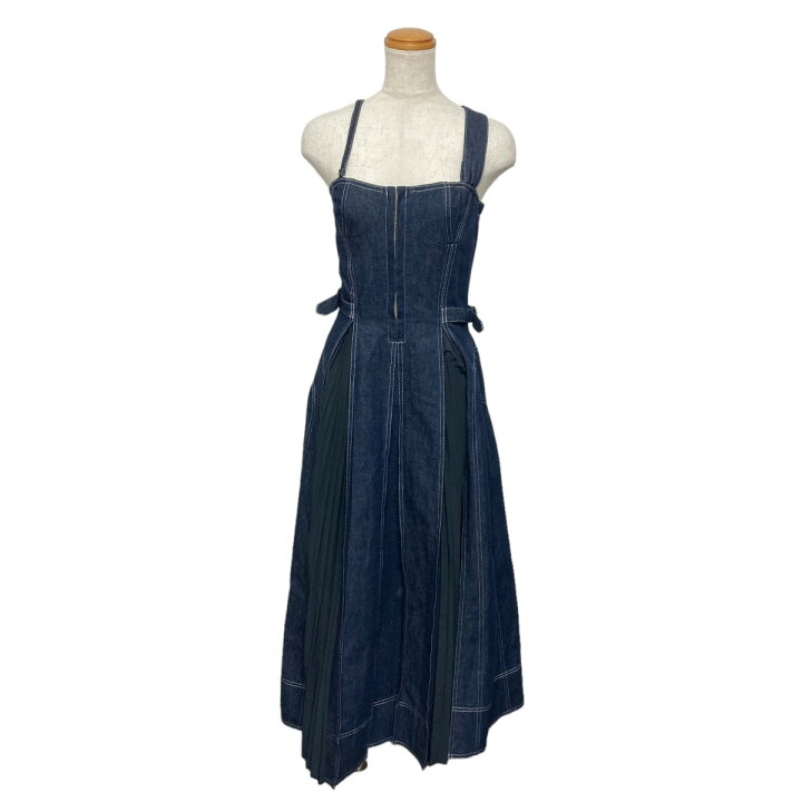 楽天市場】【中古】CASA FLINE フロントホックデニムロングワンピース  
