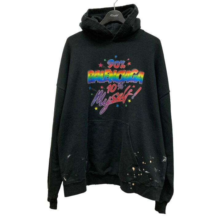 楽天市場】【中古】BALENCIAGA22AW｢90／10 hoodie｣ ダメージ加工 