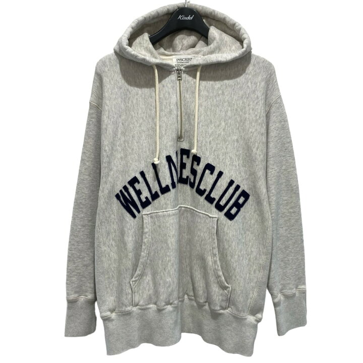 完売 アンスクリア inscrire ゼロループジップロゴパーカー - メルカリ  