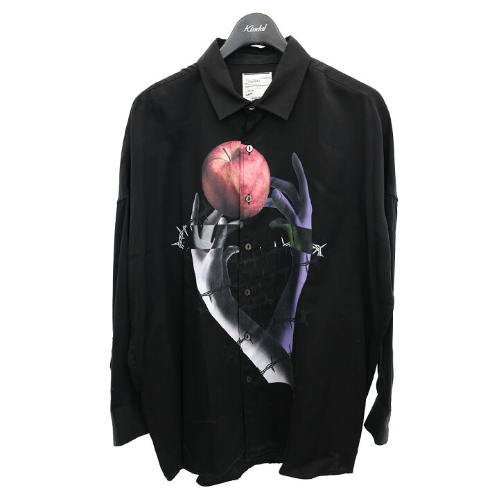 楽天市場】【中古】shareef APPLE L／S BIG SHIRTS プリントシャツ 