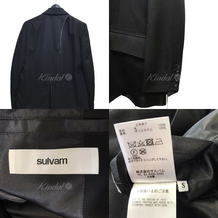 楽天市場】【中古】sulvam 23AW 2ボタンギャバジンパイピング 