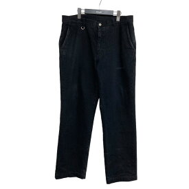 【中古】SOPHNET．　2023AW 「WASHED DENIM STRAIGHT PANTS」 ワイドデニムパンツ ブラック サイズ：XL 【010324】（ソフネット）