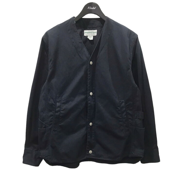 楽天市場】【中古】SASSAFRASノーカラージャケット Gardenia Jacket 