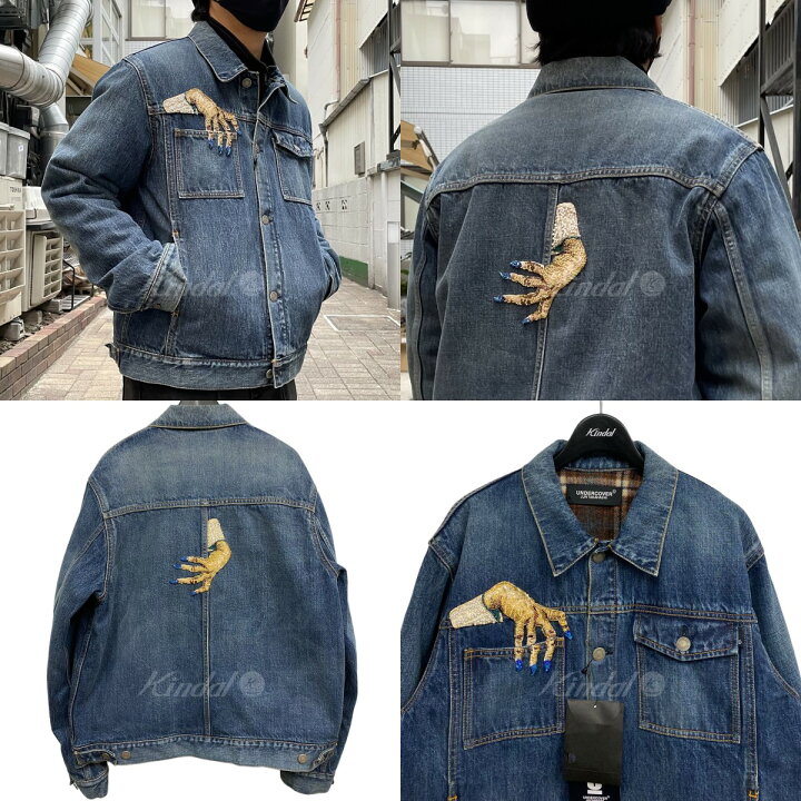 楽天市場】【中古】UNDER COVER 23AW HAND Denim Jacketハンドビーズ 