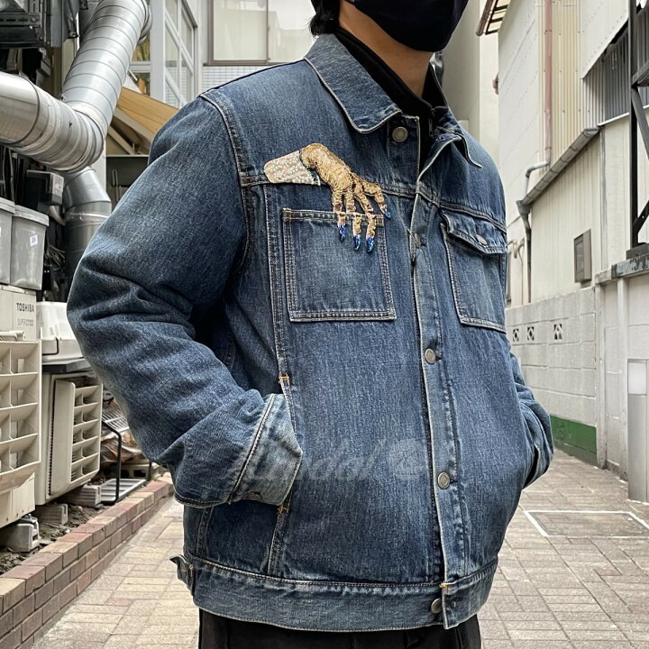 楽天市場】【中古】UNDER COVER 23AW HAND Denim Jacketハンドビーズ 