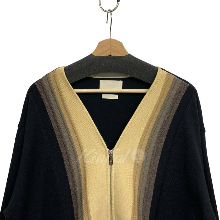 楽天市場】【中古】YOKE 23AW Front Zip Cardiganフロントジップ 
