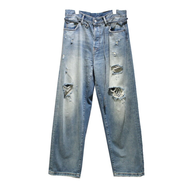 楽天市場】【中古】ACNE STUDIOS ルーズフィットジーンズ ダメージ加工 