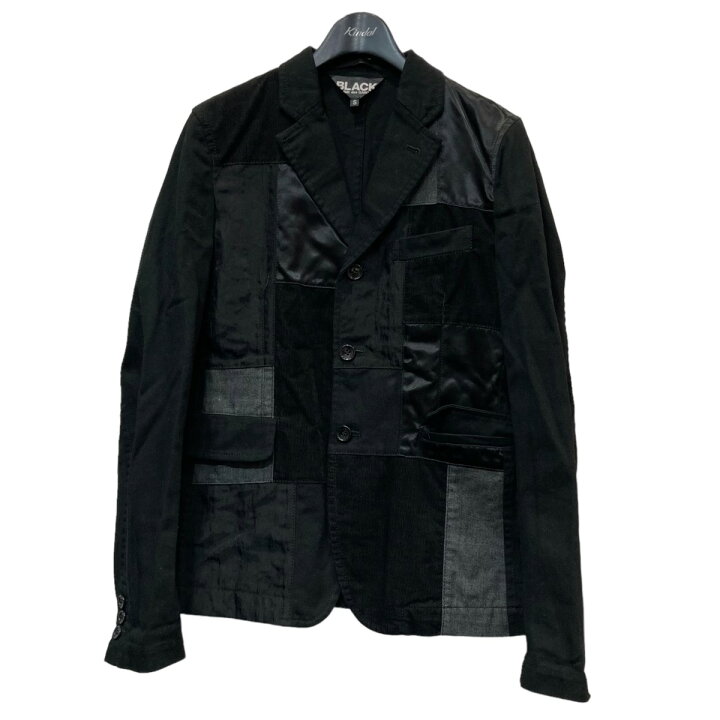 楽天市場】【中古】BLACK COMME des GARCONS パッチワークジャケット 