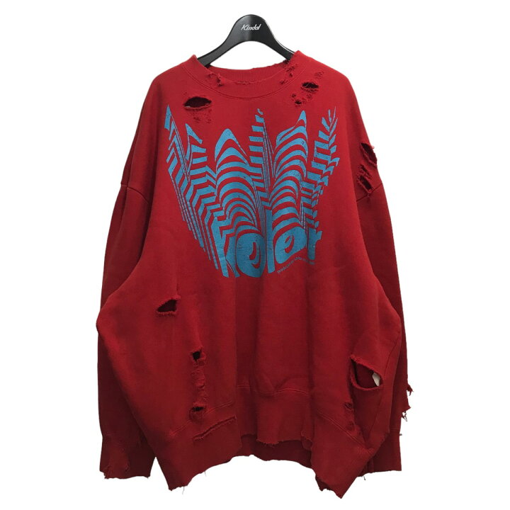 楽天市場】【中古】kolor 21AW ダメージ加工スウェット 21WCM T09206  