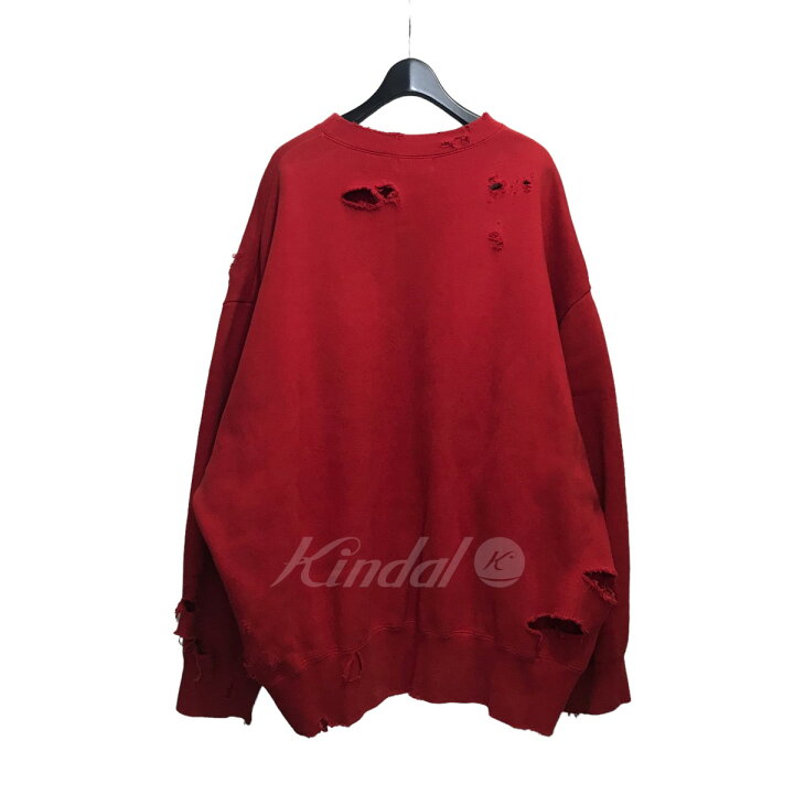 楽天市場】【中古】kolor 21AW ダメージ加工スウェット 21WCM T09206 