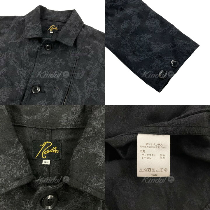 楽天市場】【中古】Needles 総柄シャツジャケット ブラック サイズ：XS 