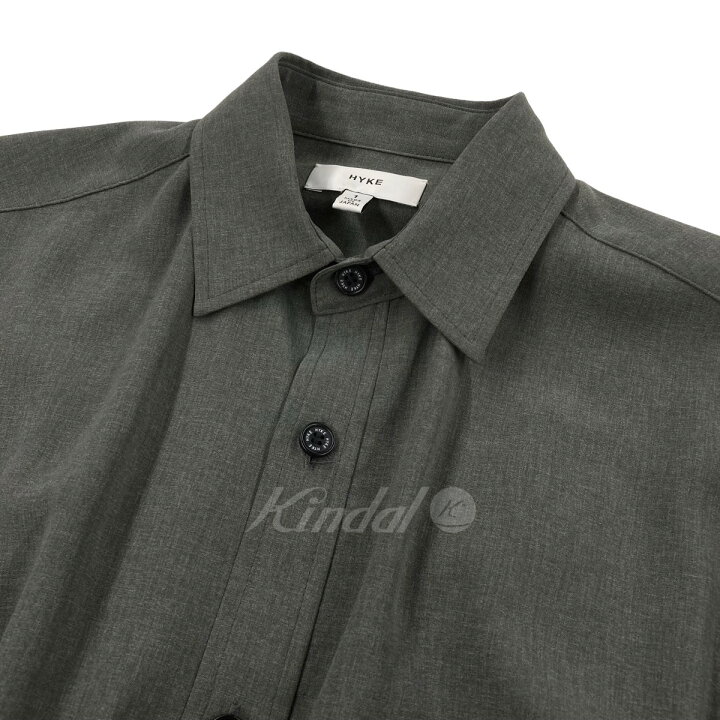 楽天市場】【中古】HYKE 「SHIRT DRESS」 シャツワンピース グレー  