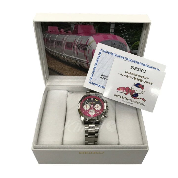 楽天市場】【中古】SEIKO×HELLO KITTYハローキティ新幹線 500系新幹線