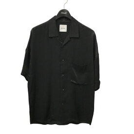 【中古】SISE　OPEN COLLAR SHIRT 半袖開襟シャツ 19SS SH 05 ブラック サイズ：1 【020324】（シセ）