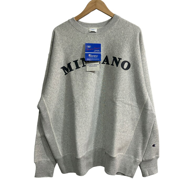楽天市場】【中古】champion×MIN-NANO×BEAMS 別注 Arch Logo Crewneck 