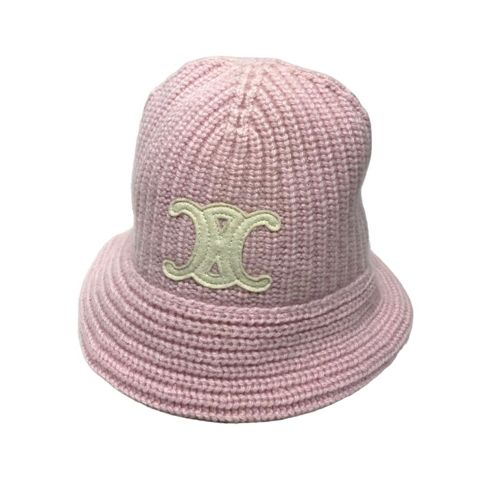 楽天市場】【中古】CELINEクロシェ バケットハット 2A80T384D ピンク  