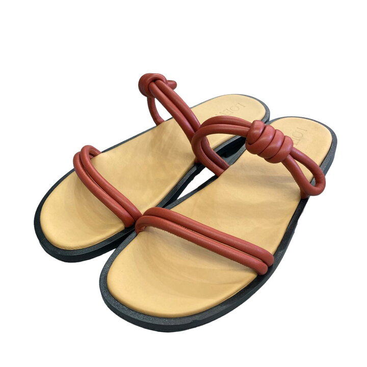 楽天市場】【中古】LOEWE 「Flamenco Knotted Leather Flat Sandals 