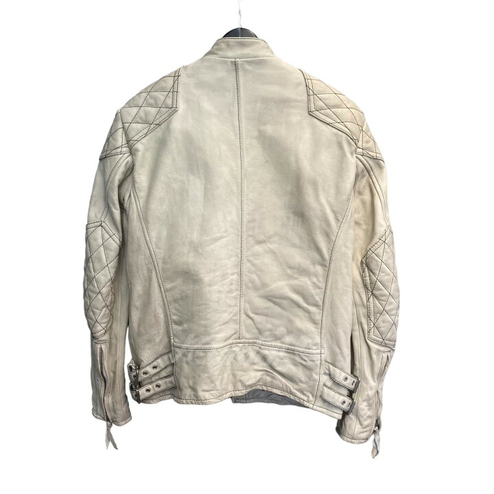楽天市場】【中古】SCHOTT レザーライダースジャケット ベージュ 