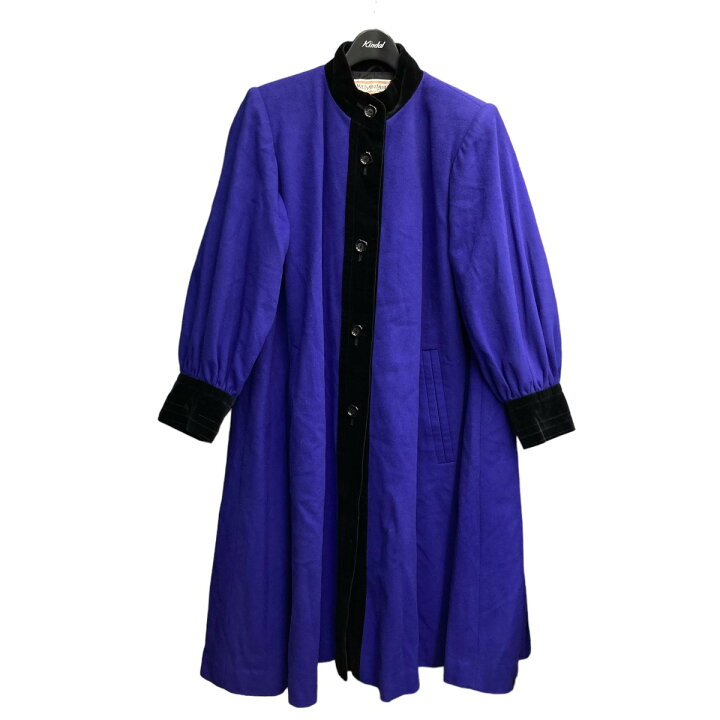楽天市場】【中古】Yves Saint Laurent ベロア切替ウールコート 