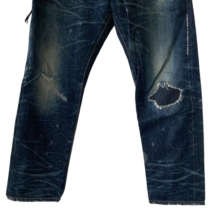 楽天市場】【中古】DENIM by VANQUISH FRAGMENT クロップドデニム 