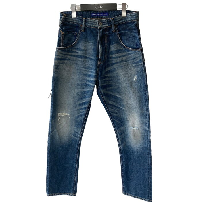 楽天市場】【中古】DENIM by VANQUISH FRAGMENT ダメージデニムパンツ  
