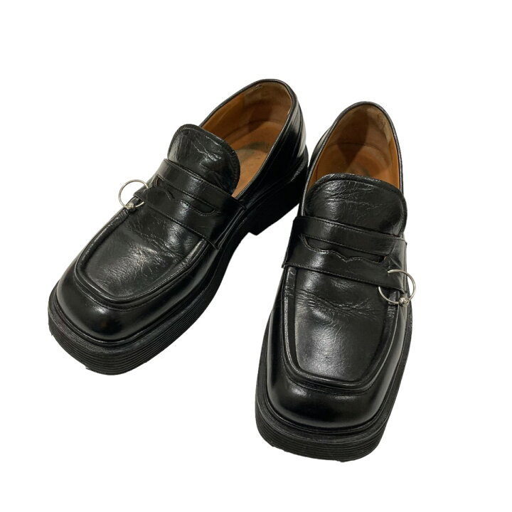 楽天市場】【中古】MARNI メタルピアス ローファー ブラック サイズ 