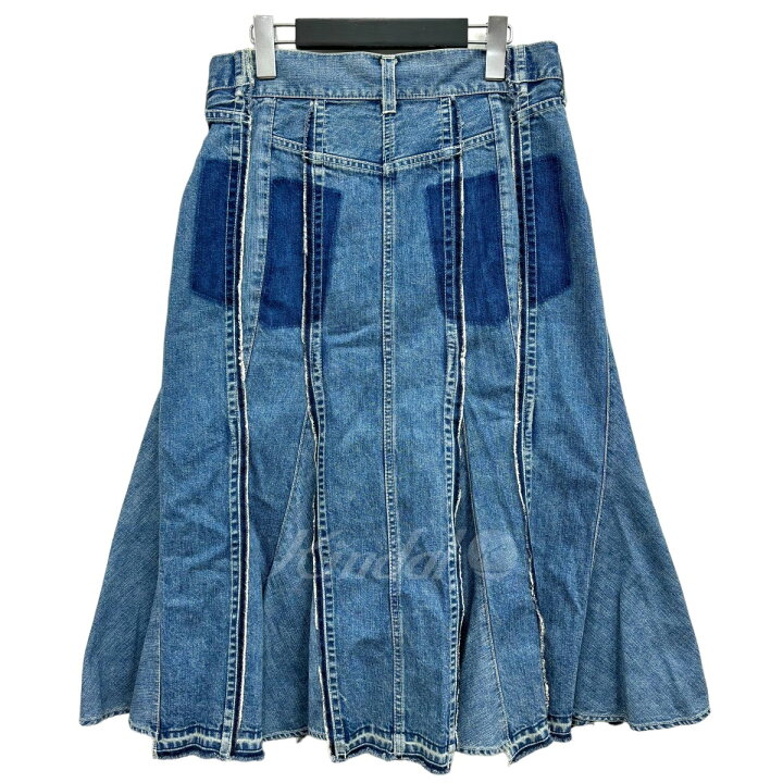 楽天市場】【中古】sacai デニムスカート インディゴ サイズ：2 